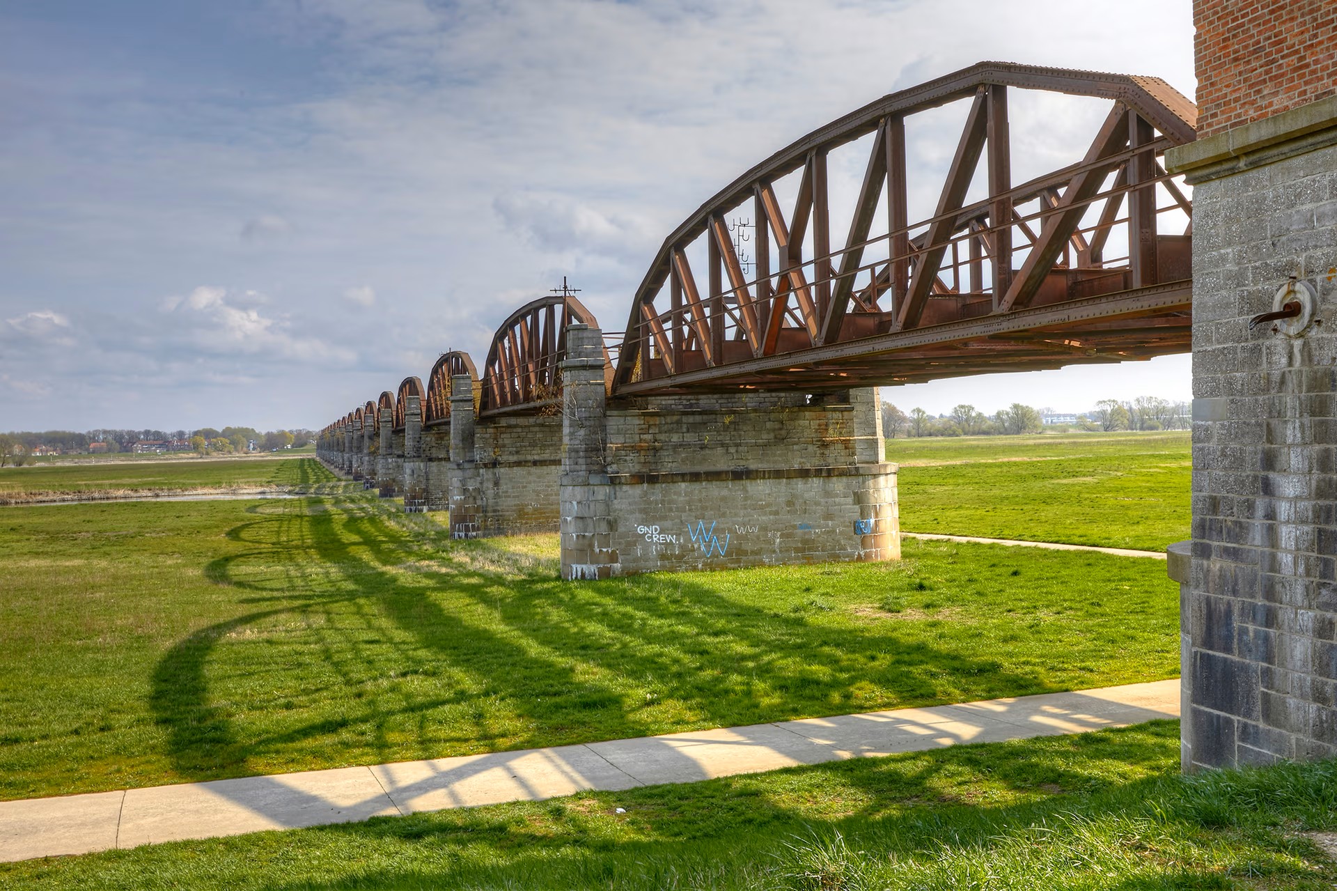 Eisenbahnbrücke Dömitz Langendorf